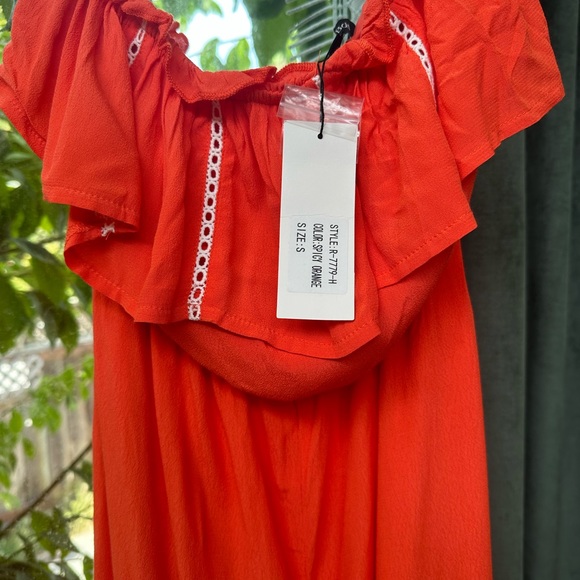 VICI Pocketed Orange Jumpsuit - Strut & Bolt - Picture 3 of 4